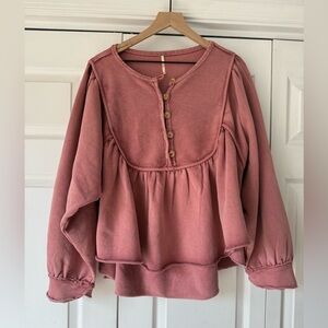 Free People About a Girl Pullover
